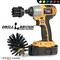 Drillbrush Black Ultra Stiff Rotary Cleaning Drillbrushes, PK 2 K-S-2O-QC-DB - alternate 5